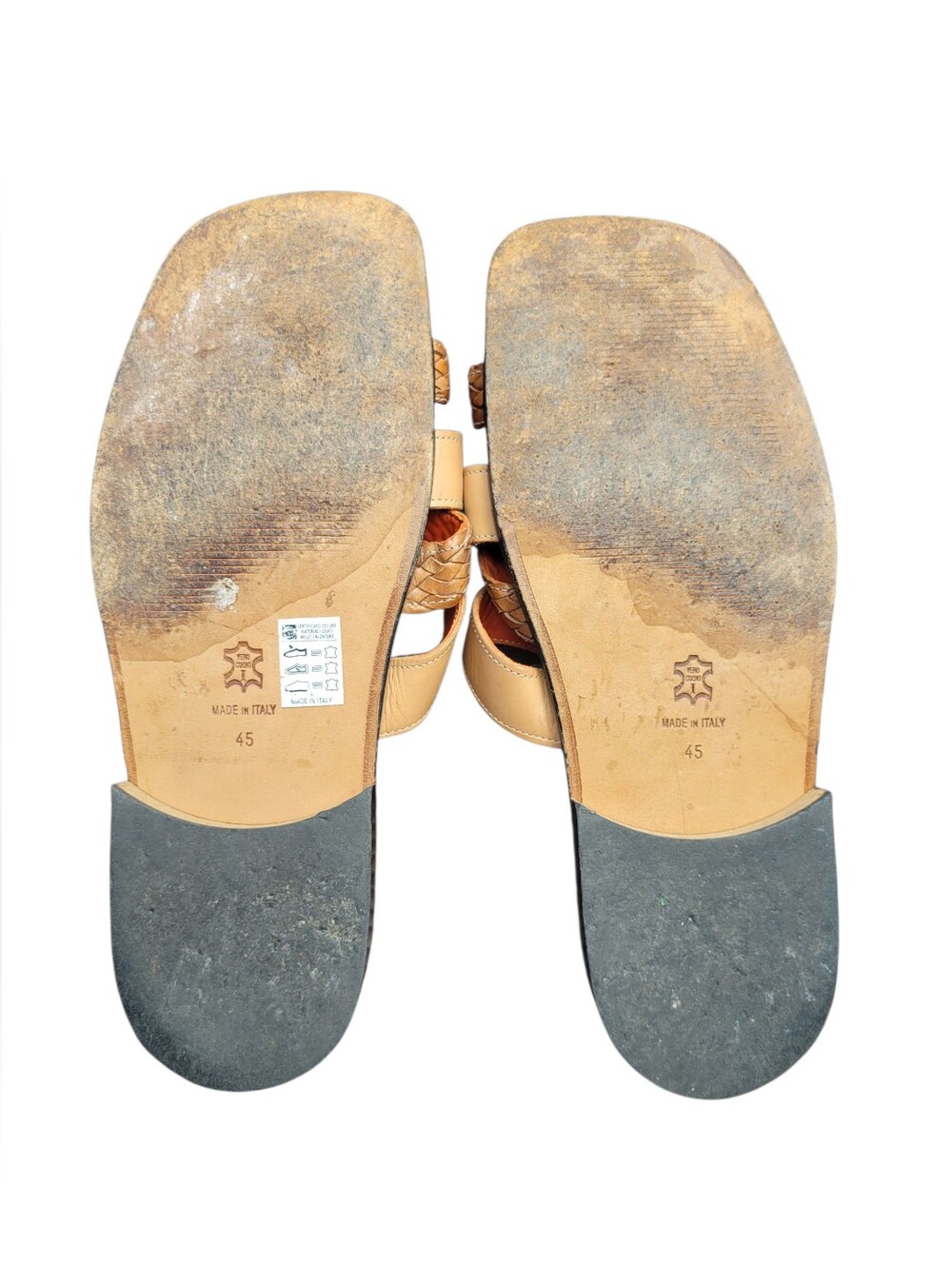COOGI Braided Leather Slide Sandals - Picture 4 of 4